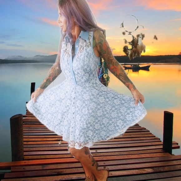 Pinky Dresses & Skirts - Pinky Palace denim dress